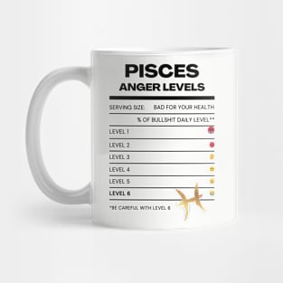 PISCES ANGER LEVELS Mug